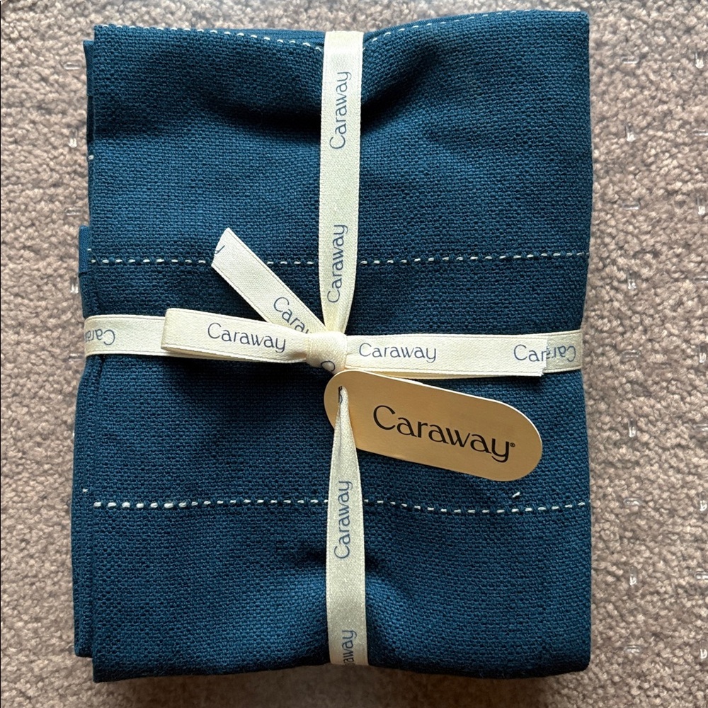 Caraway Tea Towels - Reusable Dish Towels - Made from 100% Organic Cotton NWT